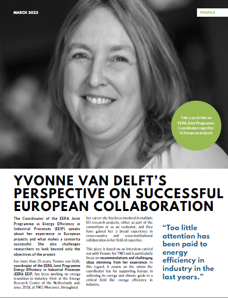 Yvonne van Delft’s perspective on successful European collaboration